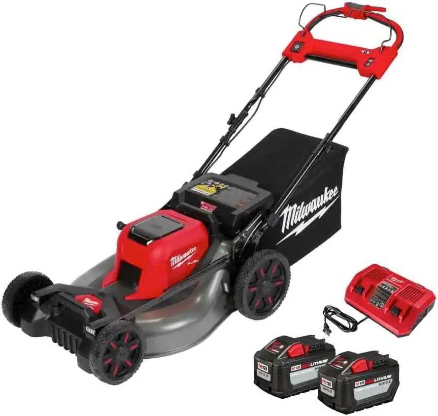 1-453.webp Milwaukee 2823-20 M18 Fuel Self-Propelled Dual Batterys 21-in Walk Behind Mowers - Image 1