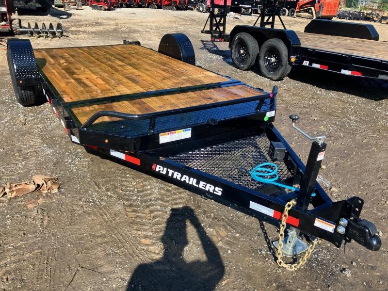 1831_1 7 X 16 Interstate Full Bed Single Axle Tilt 7K Trailer - Image 1