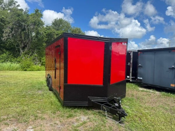 96341-600x450-1.jpg 2025 8.5X20TA ENCLOSED CARGO TRAILER RAMP DOOR 84” 9634 - Image 1