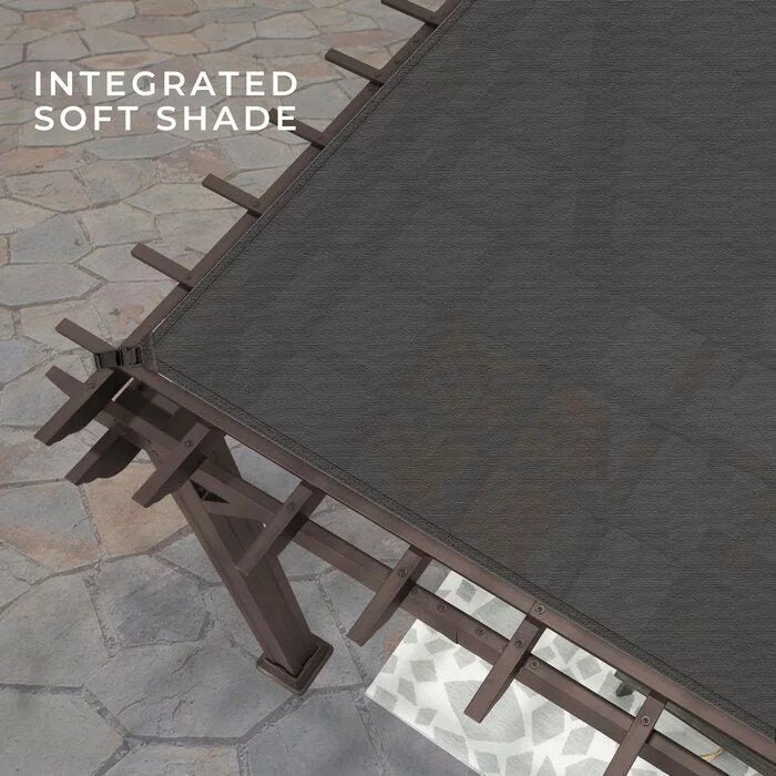 Backyard Discovery 12 ft. x 10 ft. Steel Traditional Pergola - Image 3