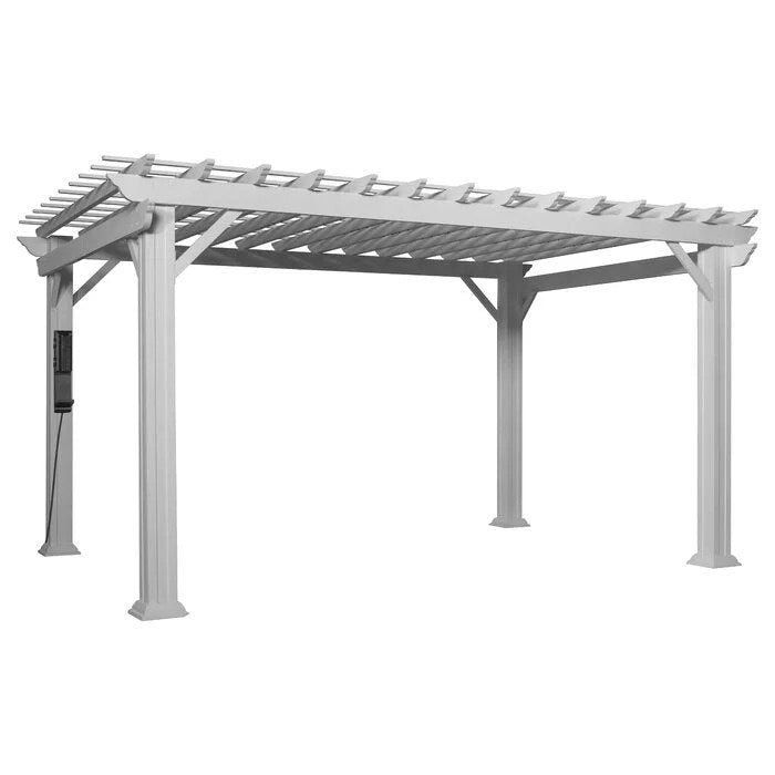 Backyard Discovery 14 ft. x 10 ft. Steel Traditional Pergola - Image 8