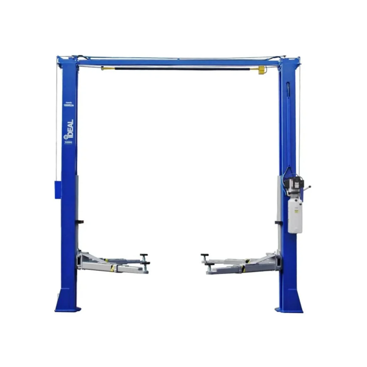 g1-24.webp iDEAL TP10KAC-DX 10,000 Lb Two Posts Clear Floor BI-symmetrical Lift – Ali Certified - Image 1