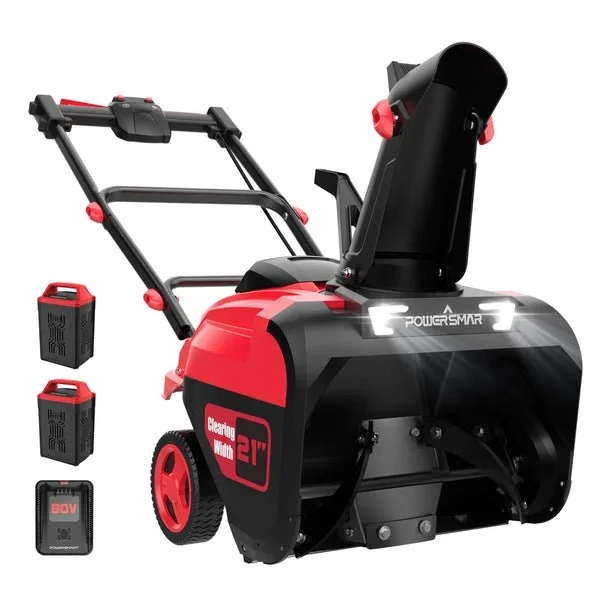 p1-25.webp PowerSmart 80V 21″ Cordless Snow Blower with 2 Batteries and Chargers - Image 1